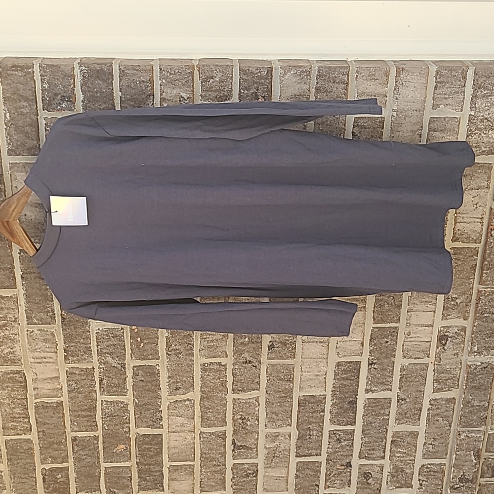 NWT Missguided Dark Grey T Shirt Dress Size 2